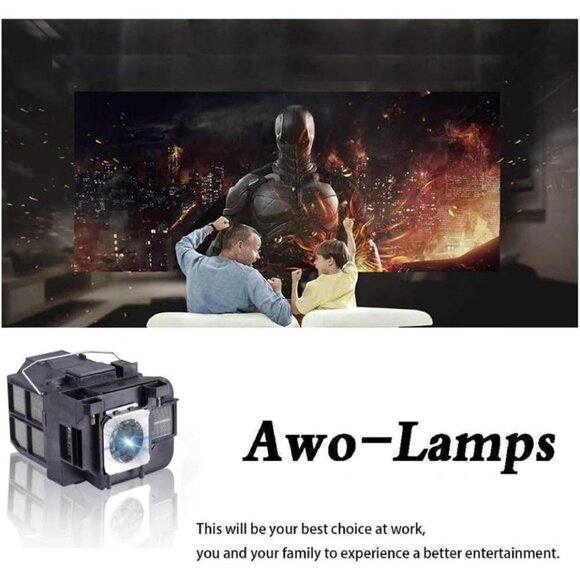 Compatible Projector Lamp ELPLP75-CM-FBA | Replacement for Epson PowerLite - Picture 2 of 11